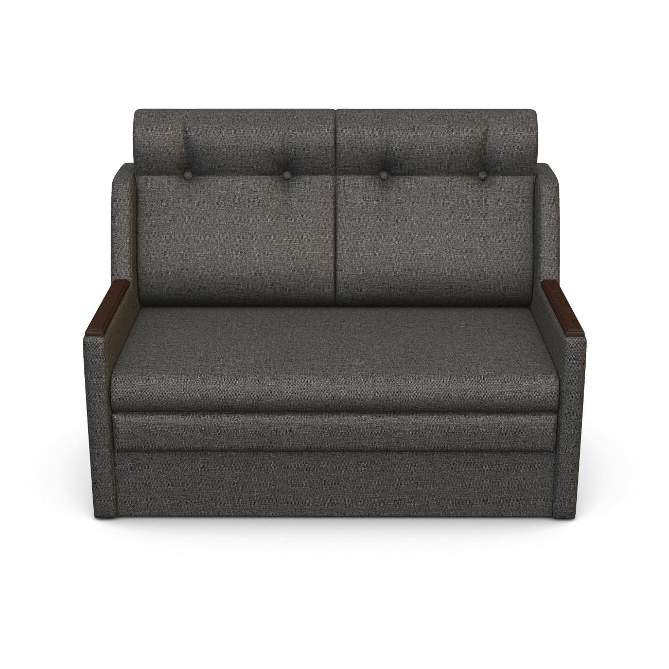 Диван Шарм-Дизайн Классика 2Д прямой раскладной рогожка серый