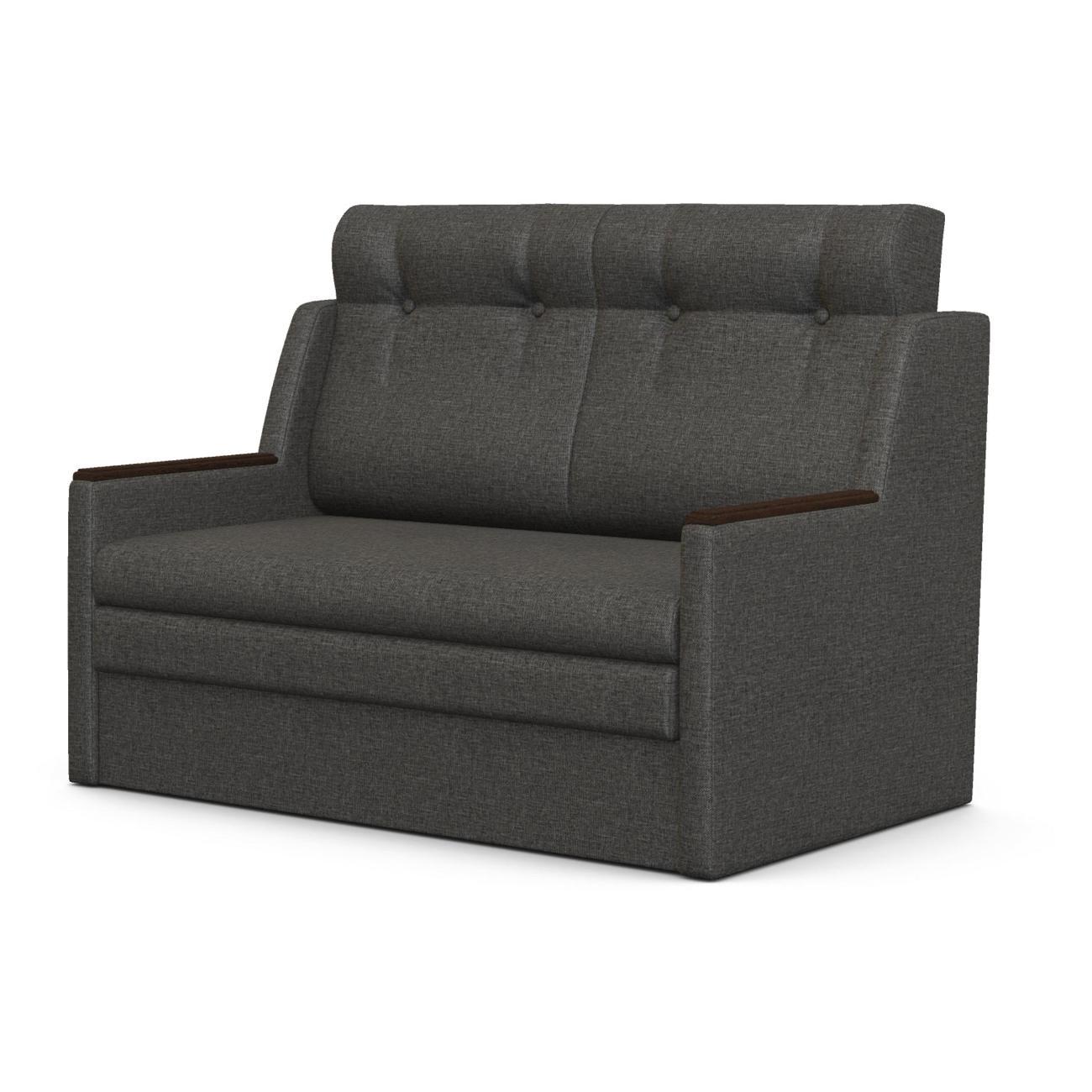 Диван Шарм-Дизайн Классика 2Д прямой раскладной рогожка серый