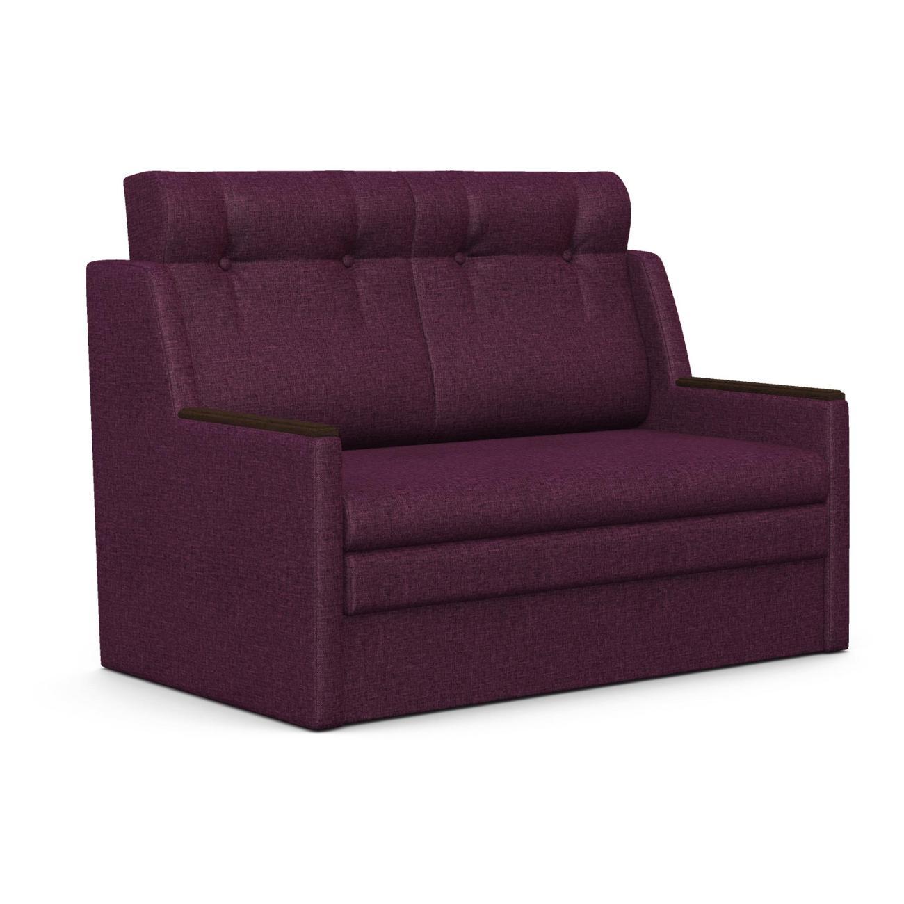Диван Шарм-Дизайн Классика 2Д прямой раскладной рогожка фиолетовый