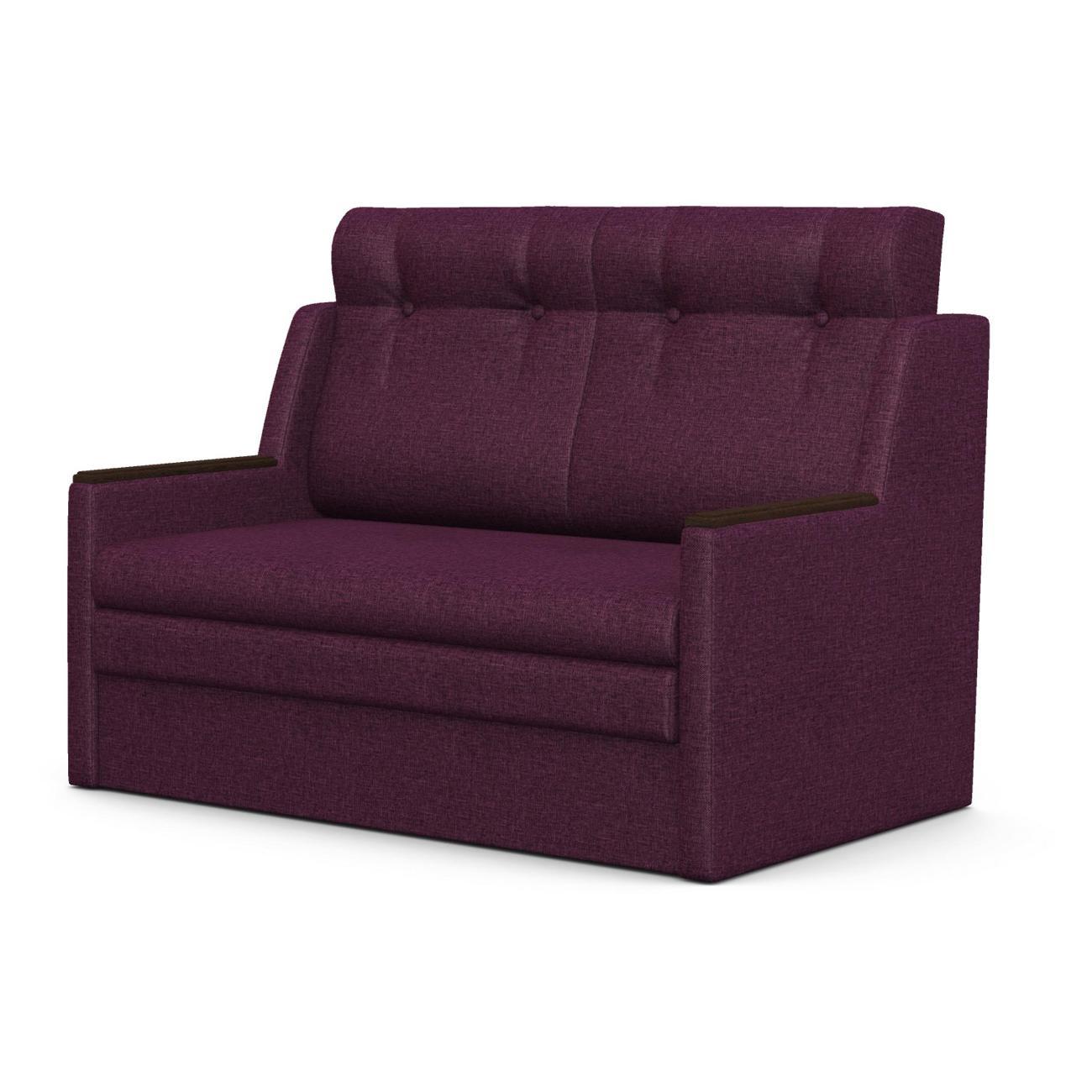 Диван Шарм-Дизайн Классика 2Д прямой раскладной рогожка фиолетовый
