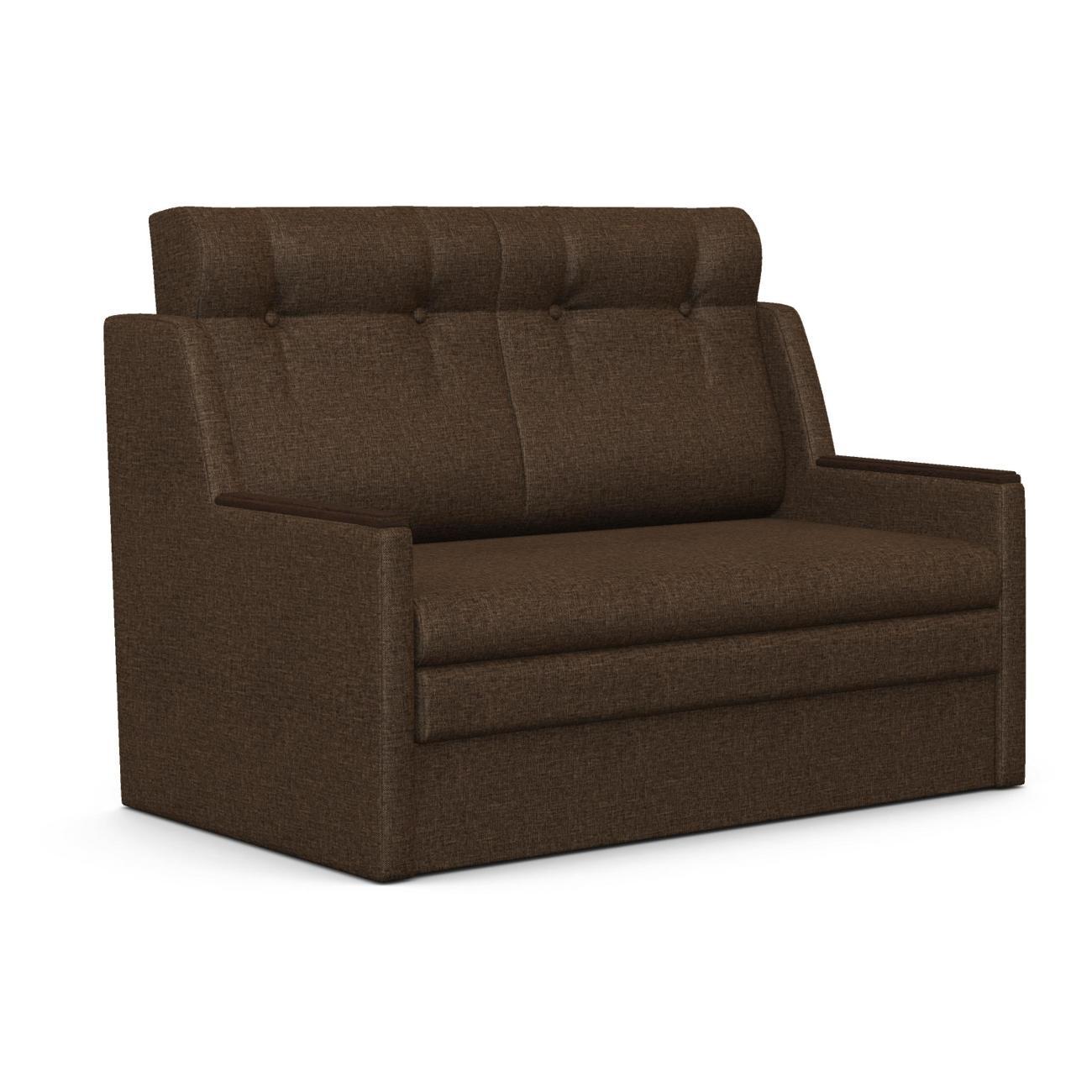 Диван Шарм-Дизайн Классика 2Д прямой раскладной рогожка шоколадный