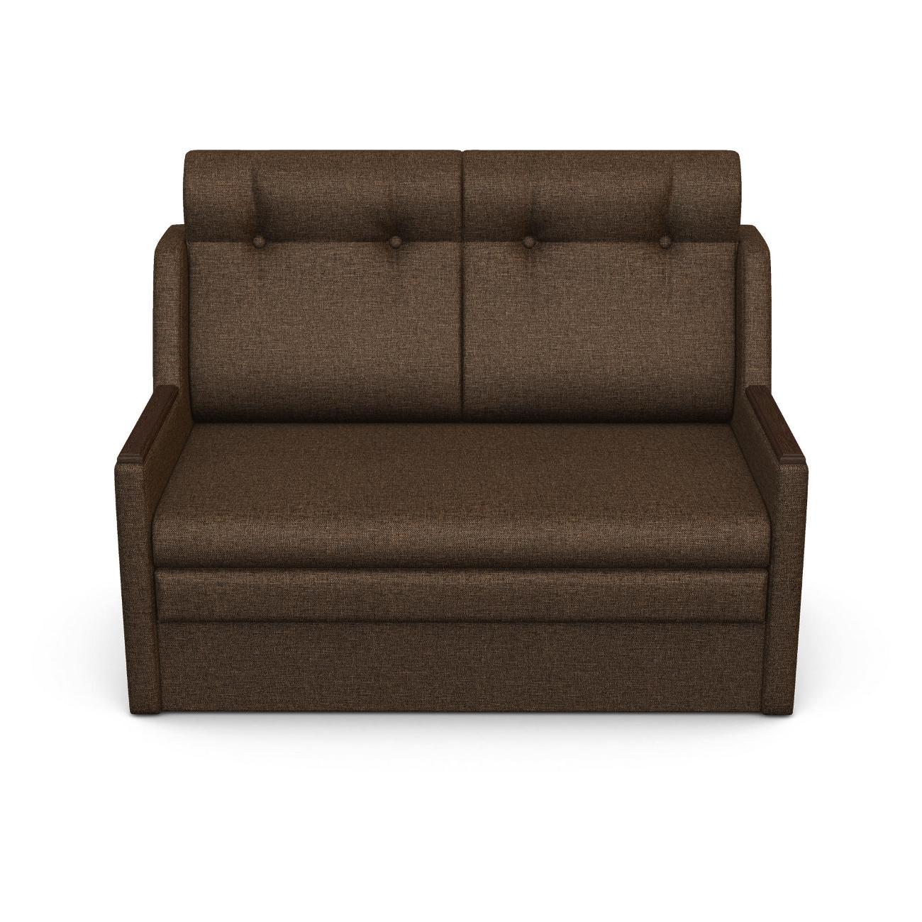 Диван Шарм-Дизайн Классика 2Д прямой раскладной рогожка шоколадный