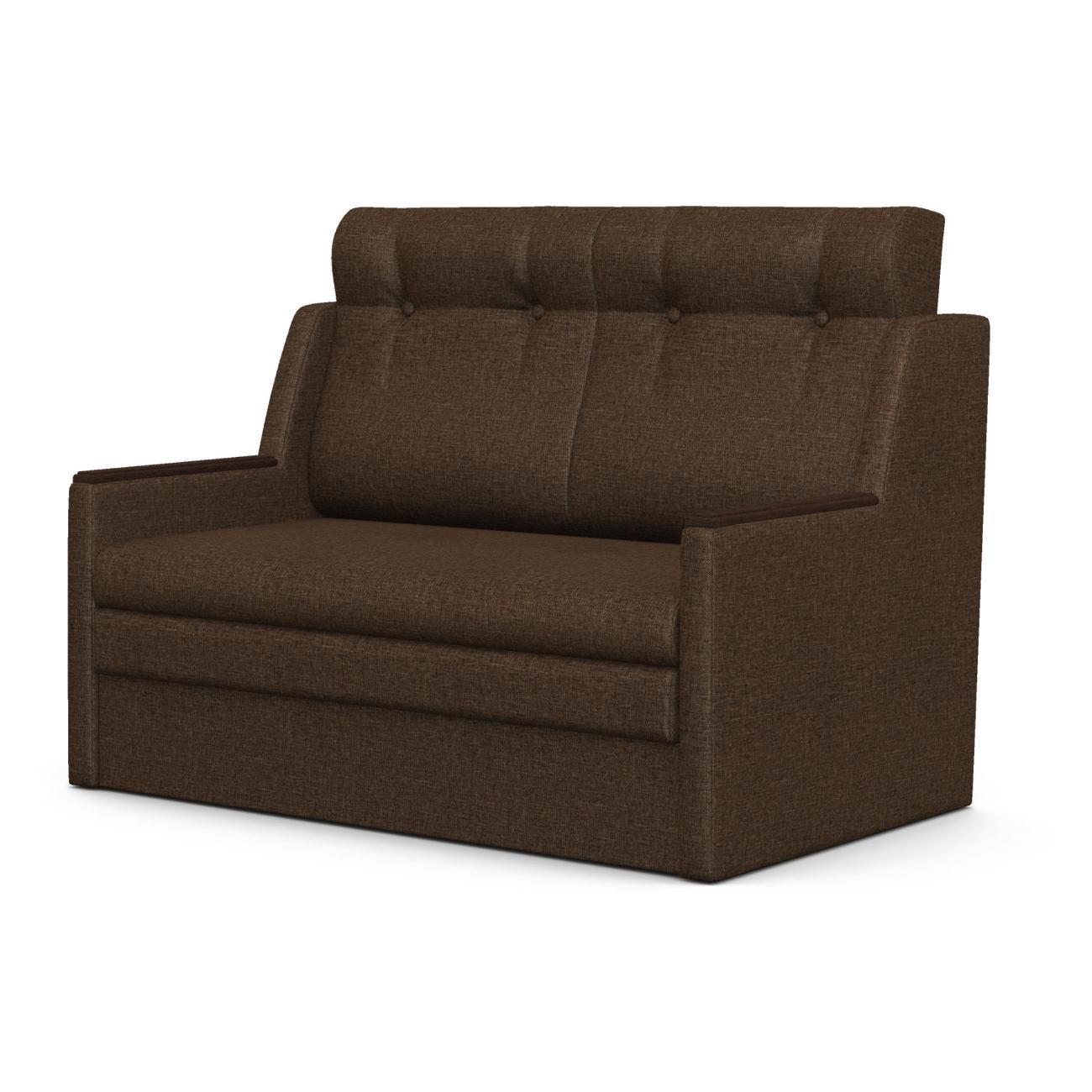 Диван Шарм-Дизайн Классика 2Д прямой раскладной рогожка шоколадный