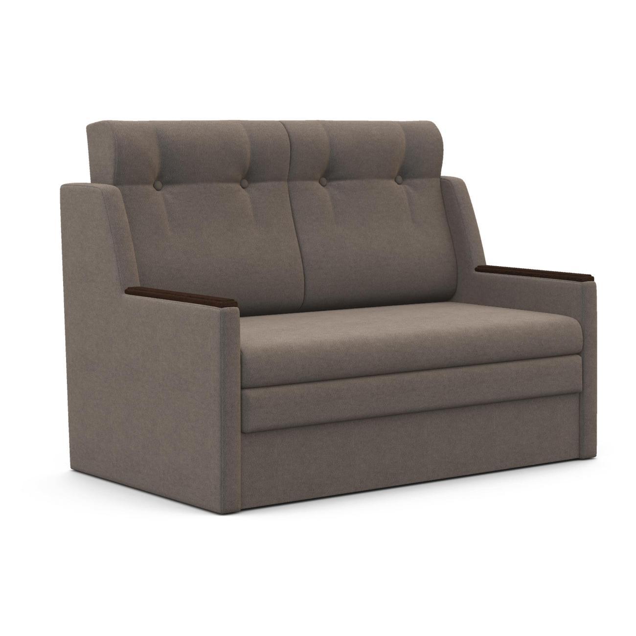 Диван Шарм-Дизайн Классика 2Д прямой раскладной серый велюр