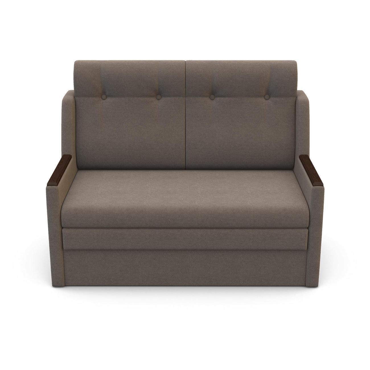 Диван Шарм-Дизайн Классика 2Д прямой раскладной серый велюр