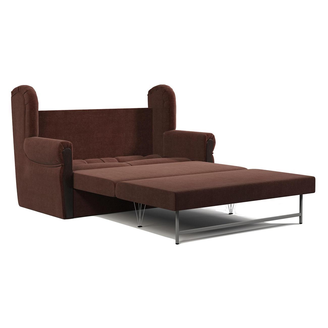 Диван Шарм-Дизайн Классика 2М прямой раскладной велюр Дрим шоколад