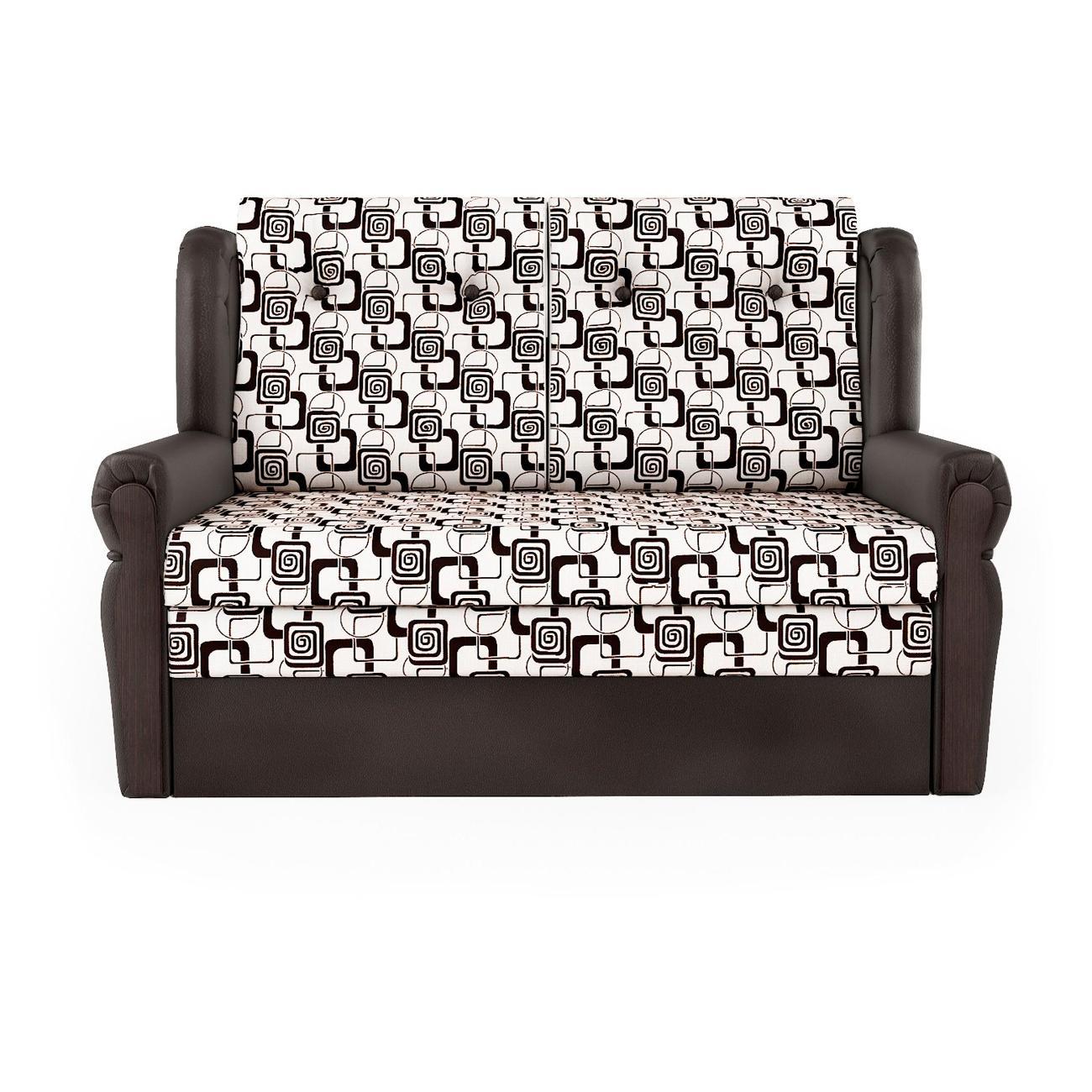 Диван Шарм-Дизайн Классика 2М прямой раскладной шоколад и ромб