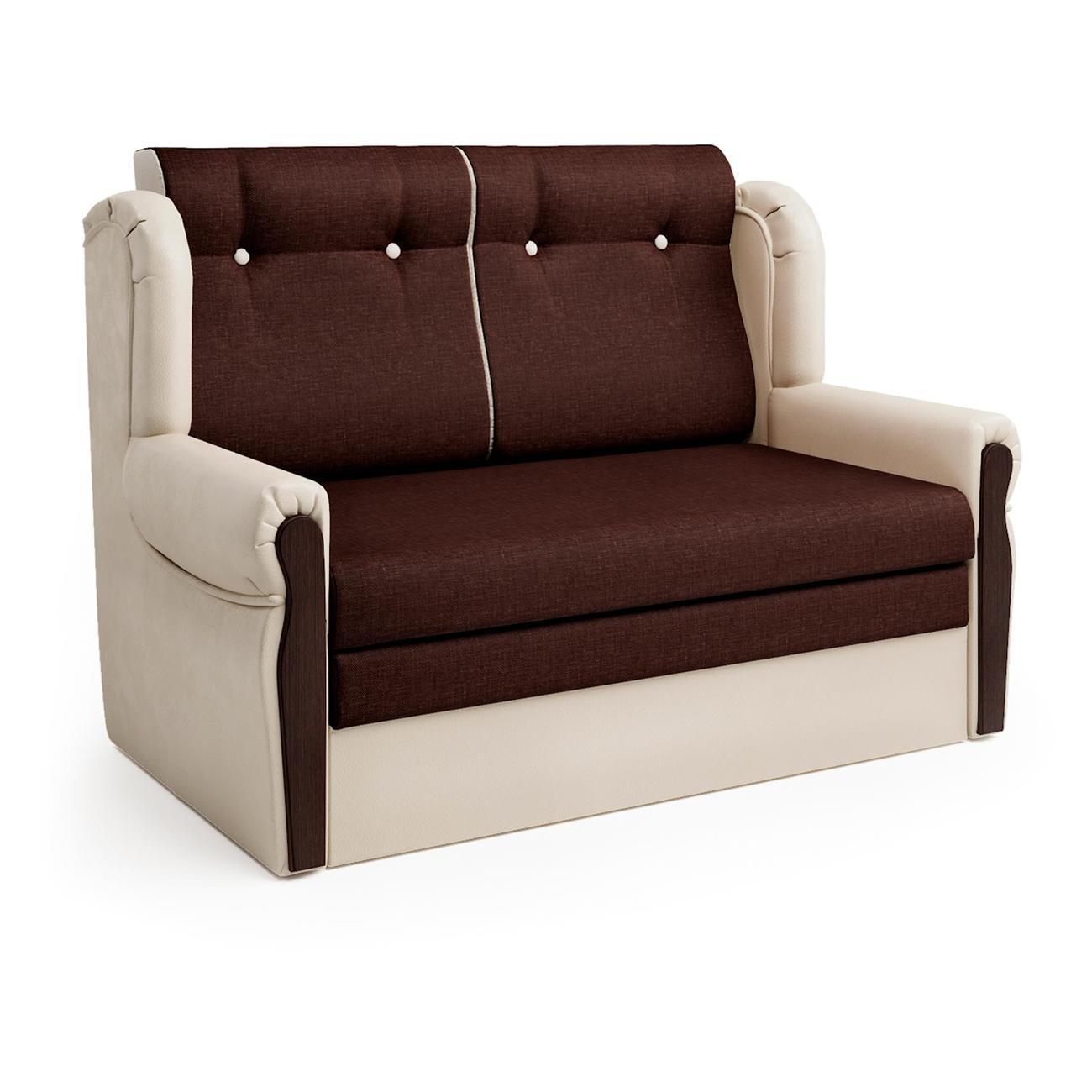 Диван Шарм-Дизайн Классика 2М прямой раскладной бежовый и рогожка