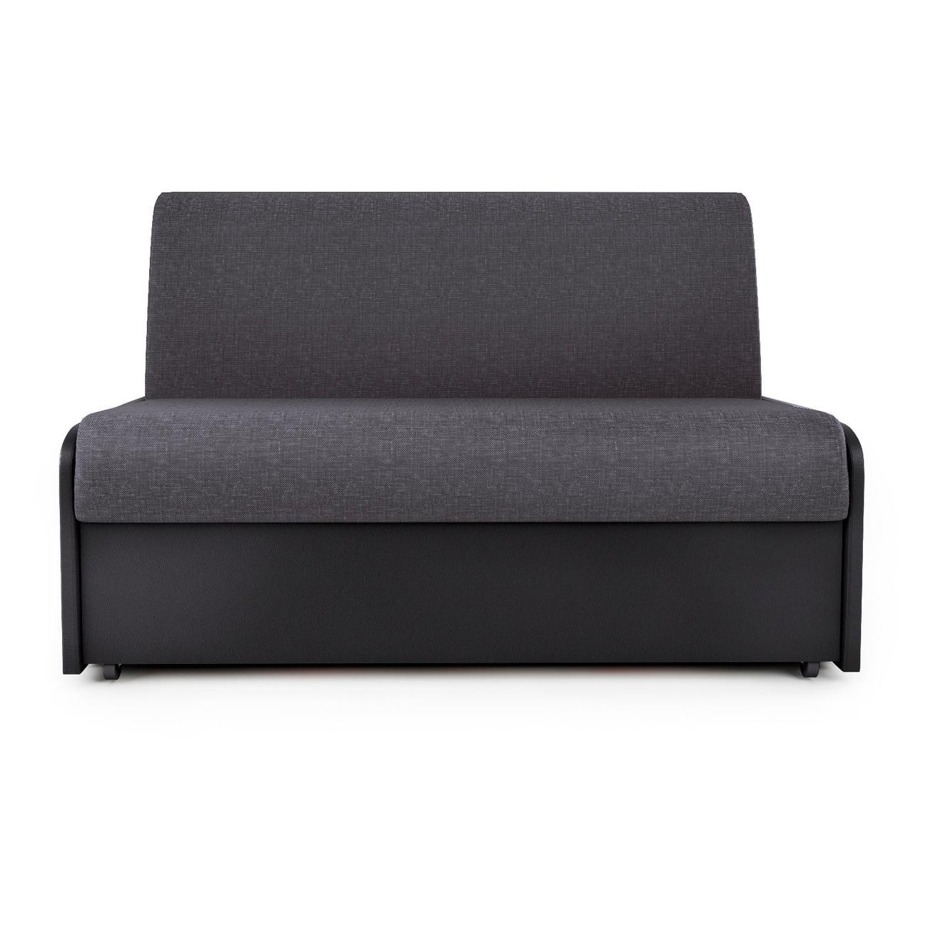 Диван Шарм-Дизайн Коломбо БП 100 раскладной аккордеон серый/черный