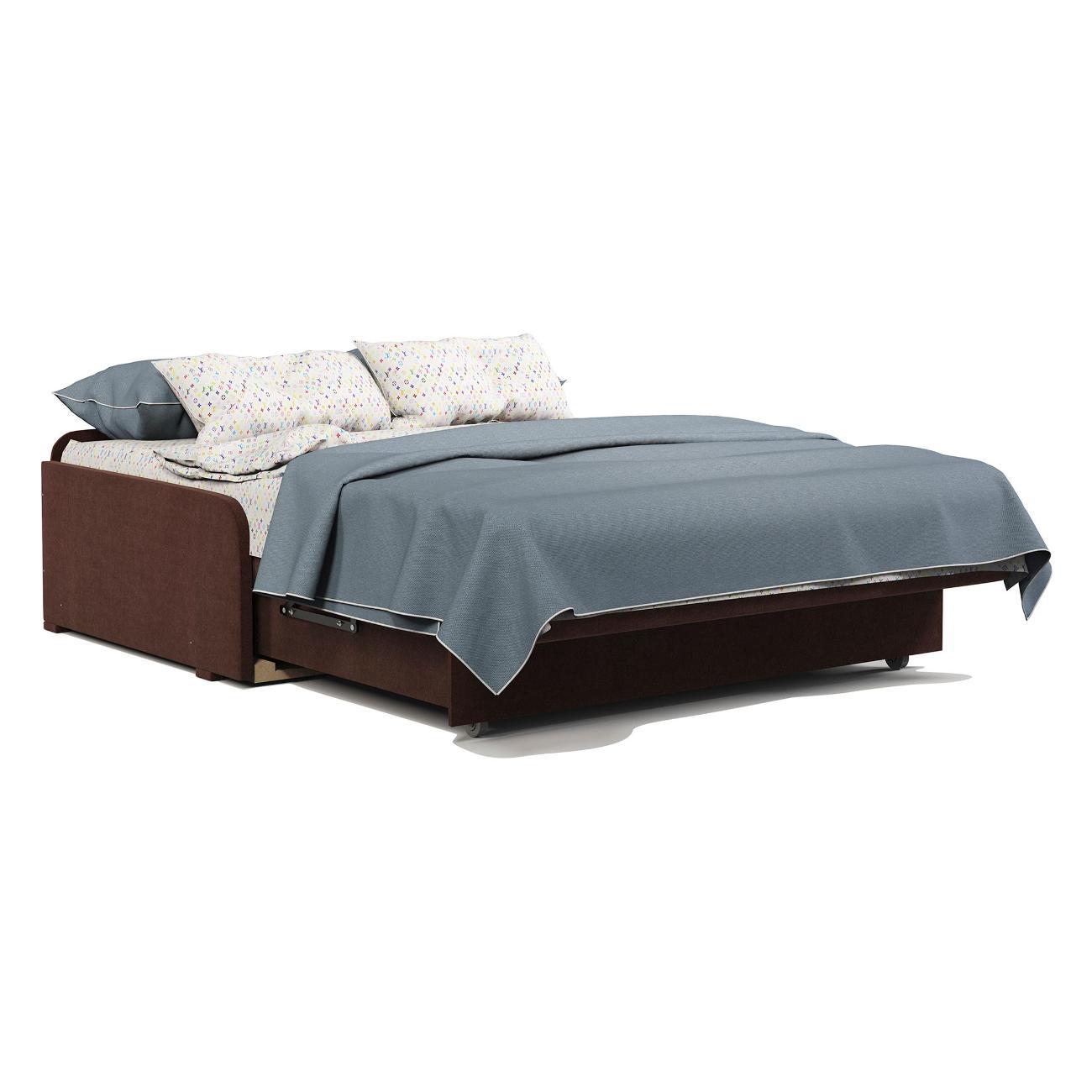 Диван Шарм-Дизайн Коломбо БП 120 раскладной аккордеон велюр шоколад