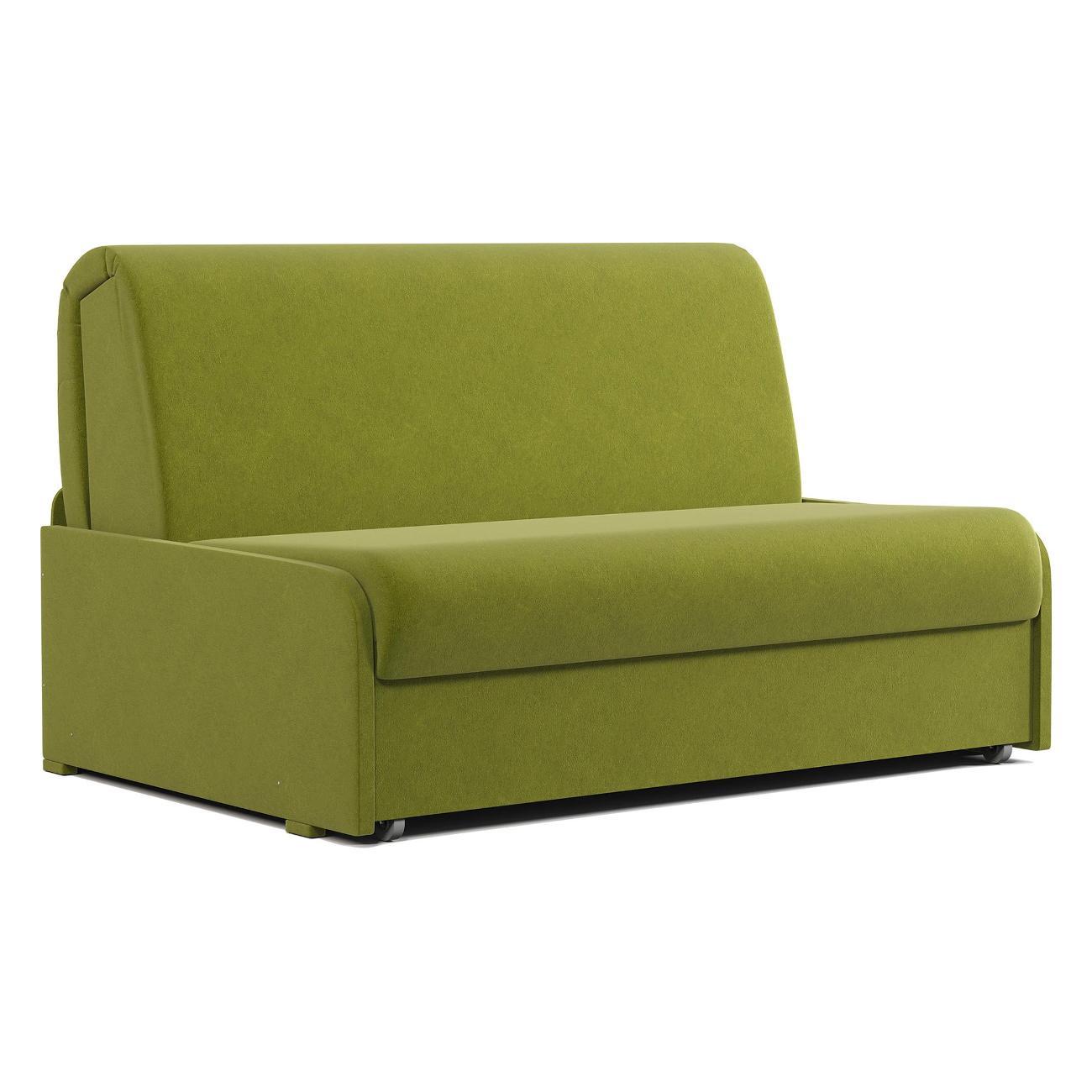 Диван Шарм-Дизайн Коломбо БП 120 раскладной аккордеон велюр зеленый