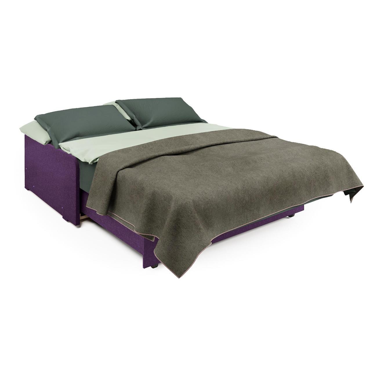 Диван Шарм-Дизайн Коломбо БП 120 раскладной аккордеон фиолетовый