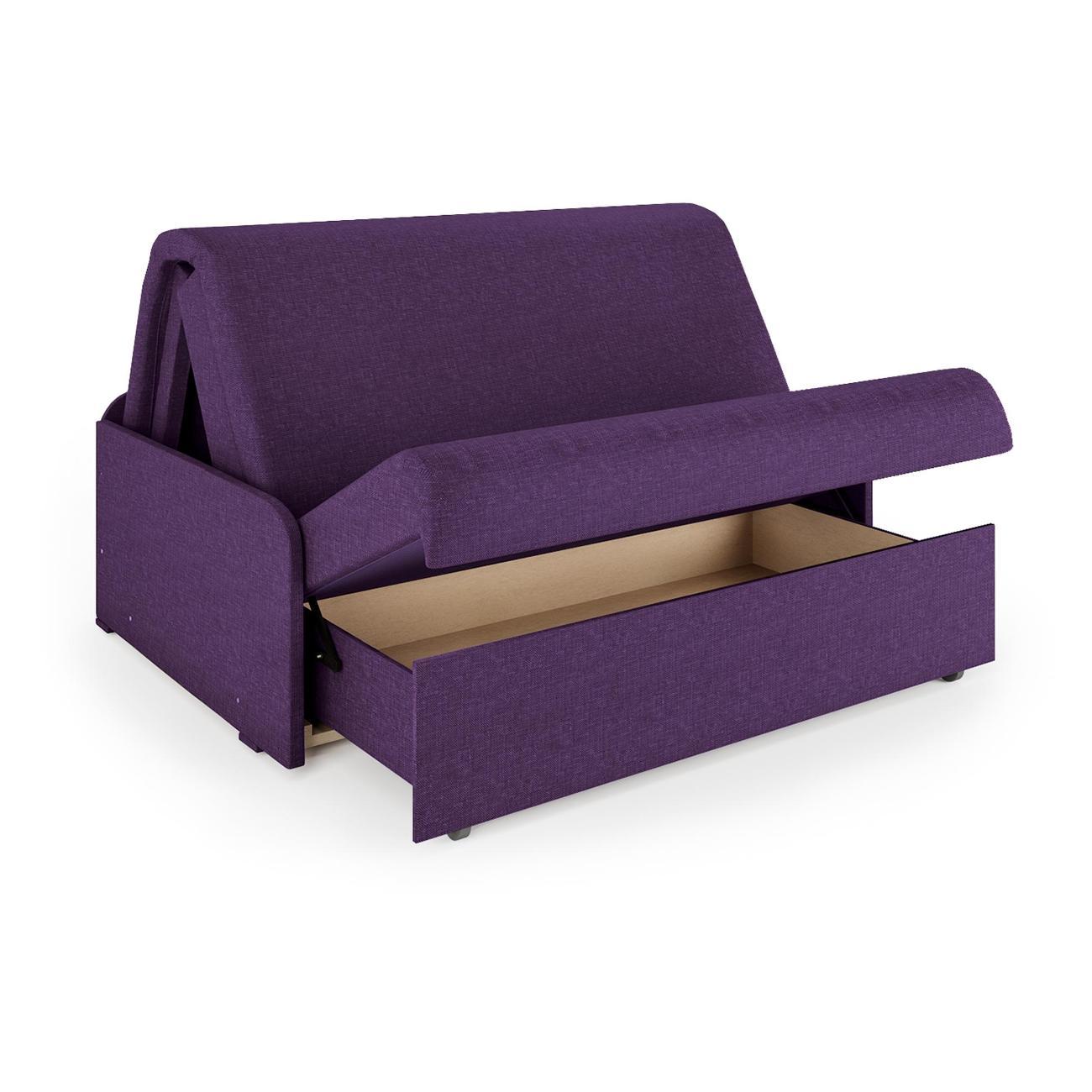 Диван Шарм-Дизайн Коломбо БП 140 раскладной аккордеон фиолетовый