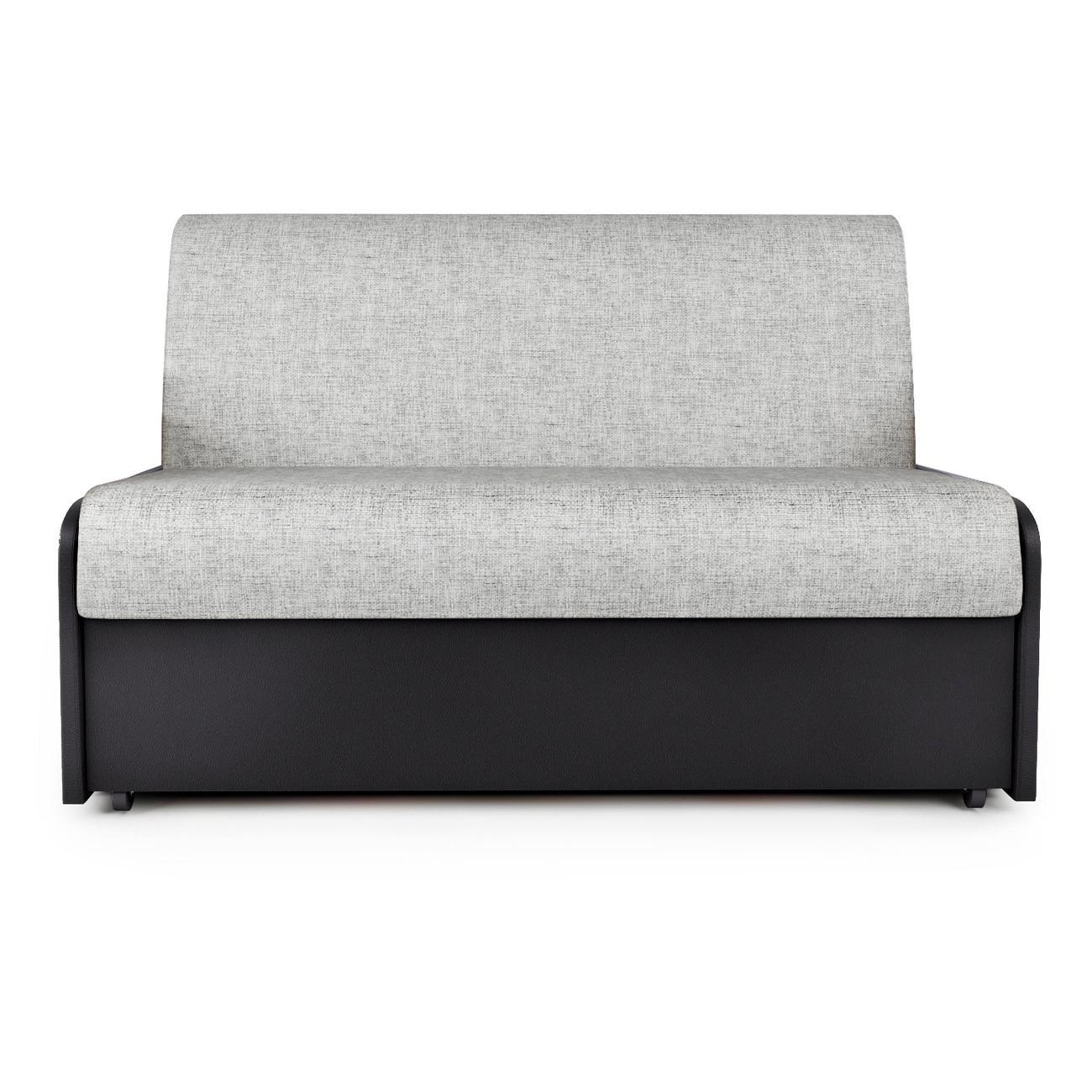 Диван Шарм-Дизайн Коломбо БП 140 раскладной аккордеон серый/черный