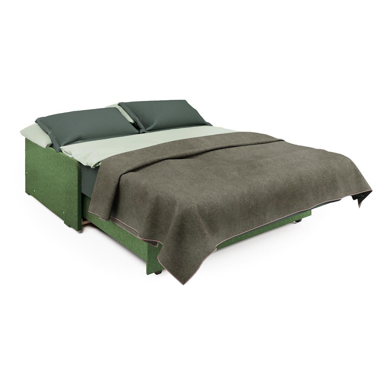 Диван Шарм-Дизайн Коломбо БП 160 раскладной аккордеон зеленый