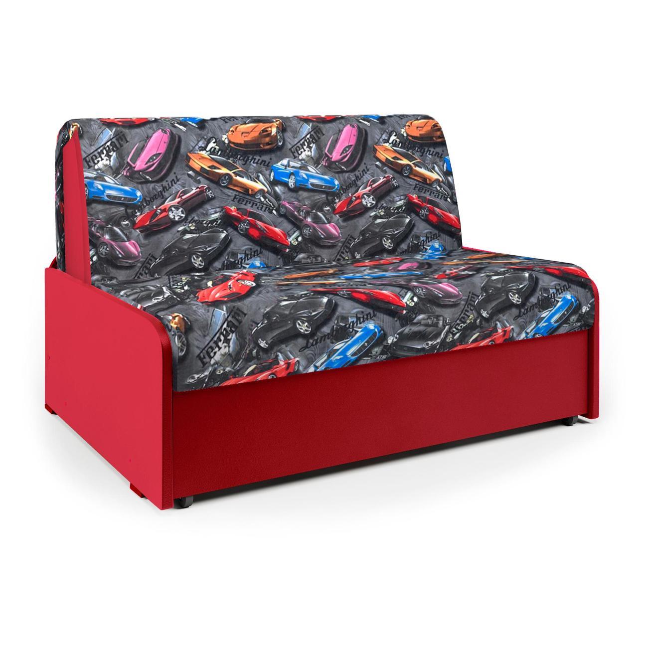 Диван Шарм-Дизайн Коломбо БП 160 раскладной машинки и красный