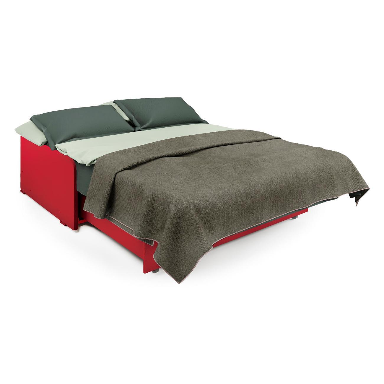 Диван Шарм-Дизайн Коломбо БП 160 раскладной машинки и красный