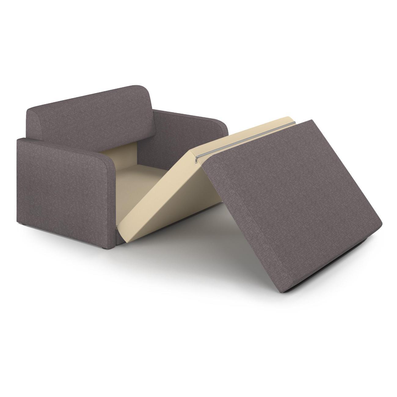 Диван Шарм-Дизайн Бит Куба прямой раскладной латте