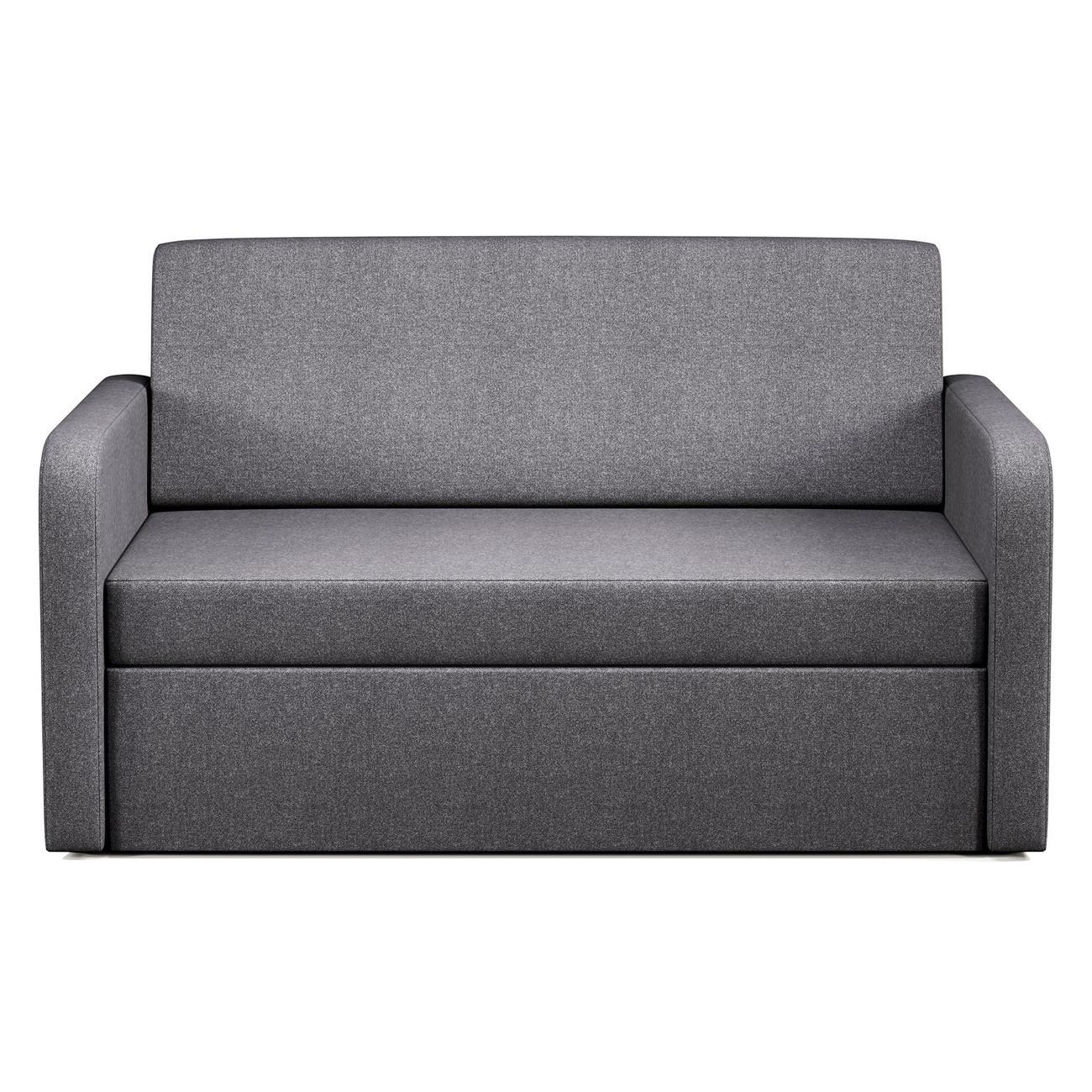 Диван Шарм-Дизайн Бит Куба прямой раскладной темно-серый