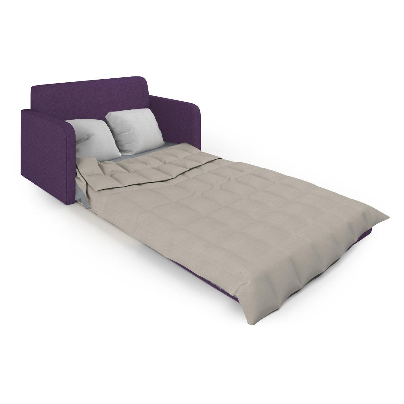 Диван Шарм-Дизайн Бит Куба прямой раскладной фиолетовый