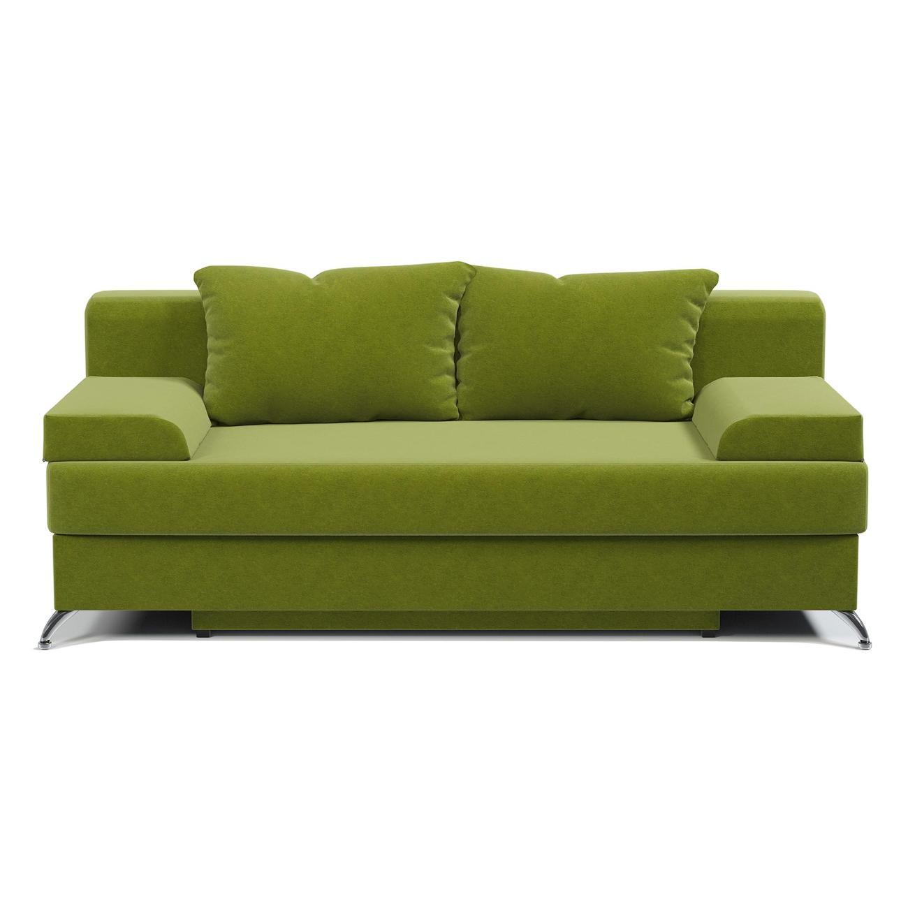 Диван Шарм-Дизайн Лайт прямой раскладной велюр Дрим эппл