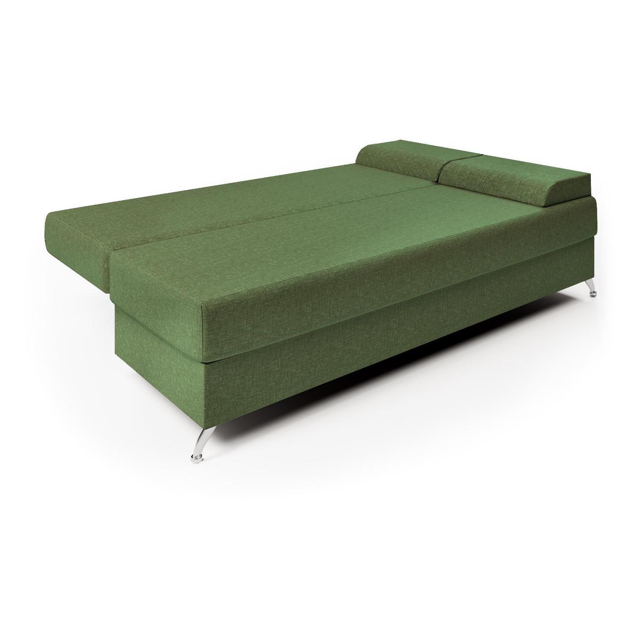 Диван Шарм-Дизайн Лайт прямой раскладной зеленый