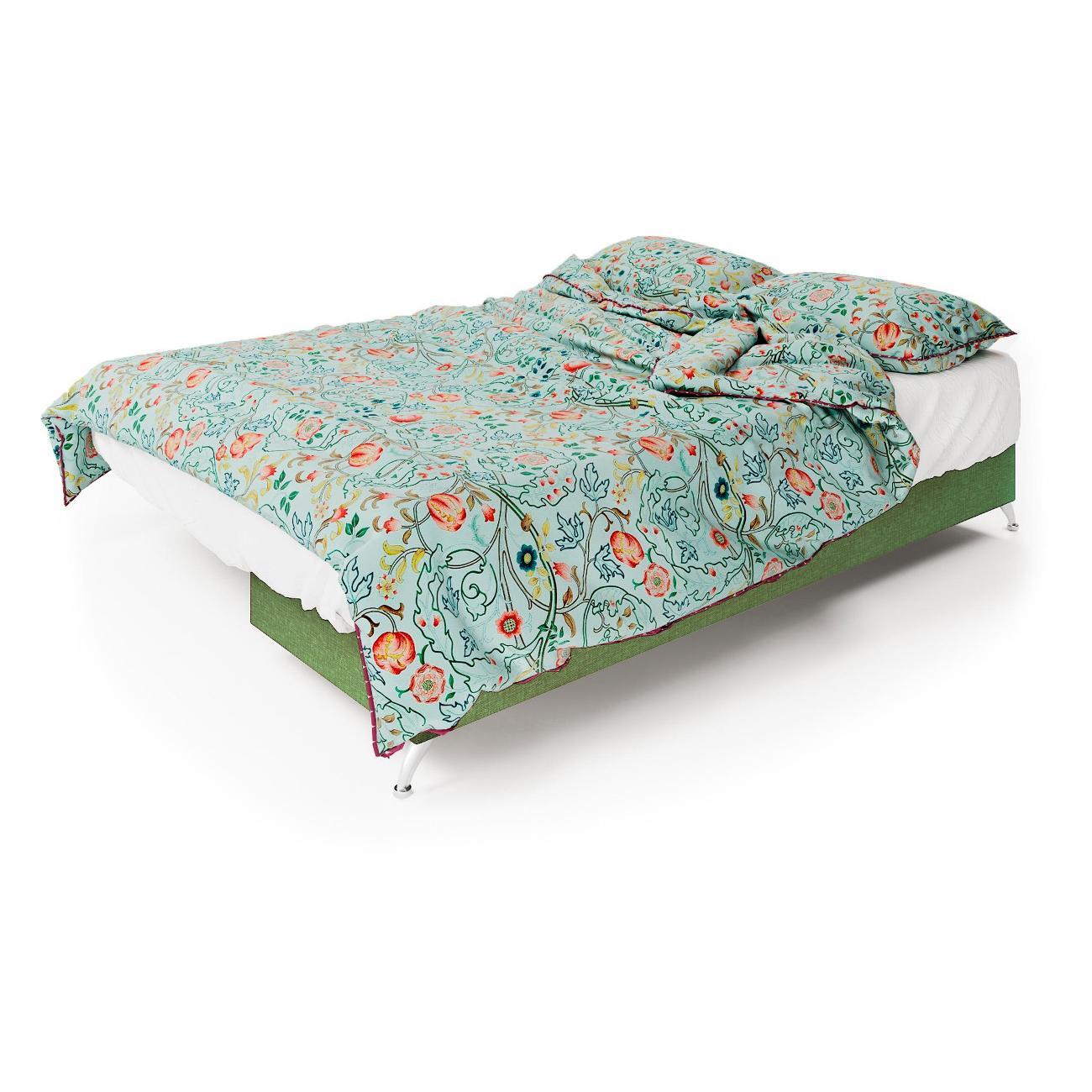 Диван Шарм-Дизайн Лайт прямой раскладной зеленый