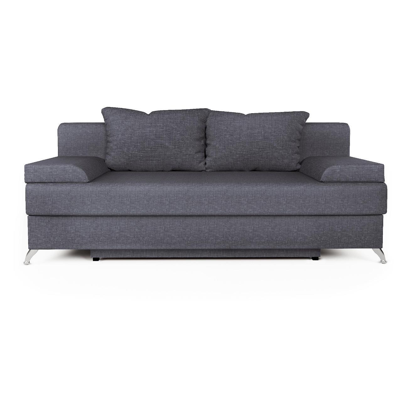Диван Шарм-Дизайн Лайт прямой раскладной серый
