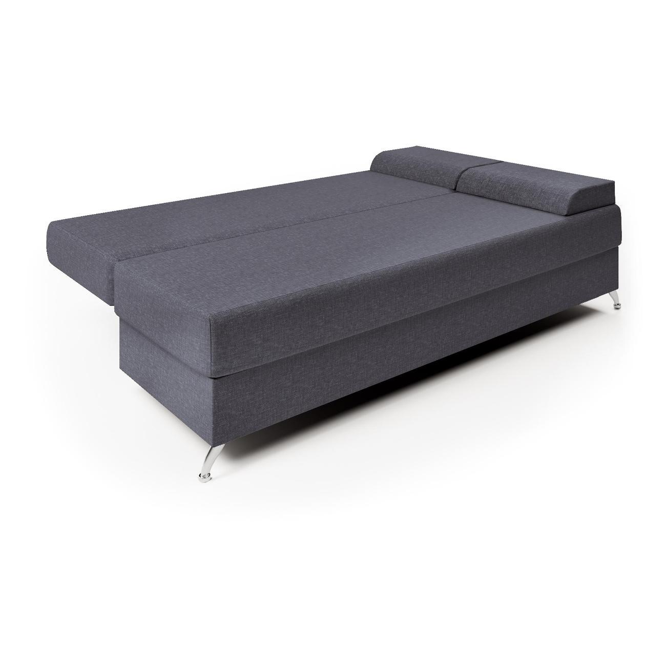 Диван Шарм-Дизайн Лайт прямой раскладной серый