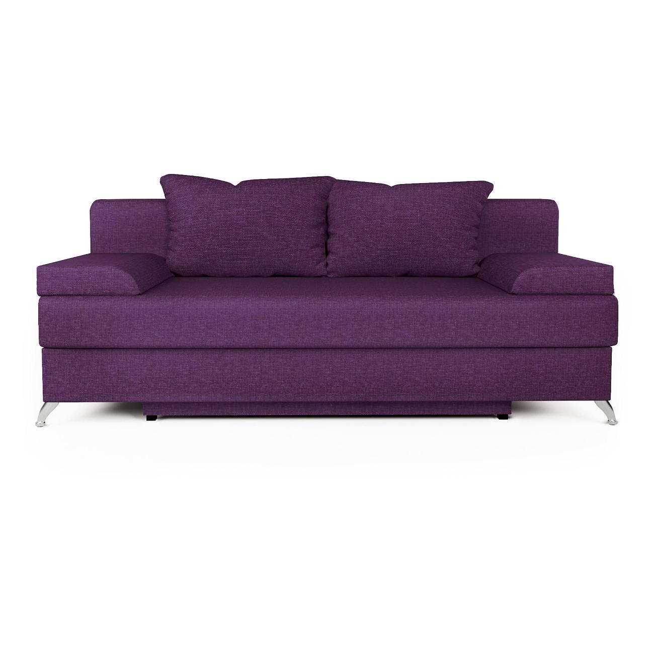 Диван Шарм-Дизайн Лайт прямой раскладной фиолетовый