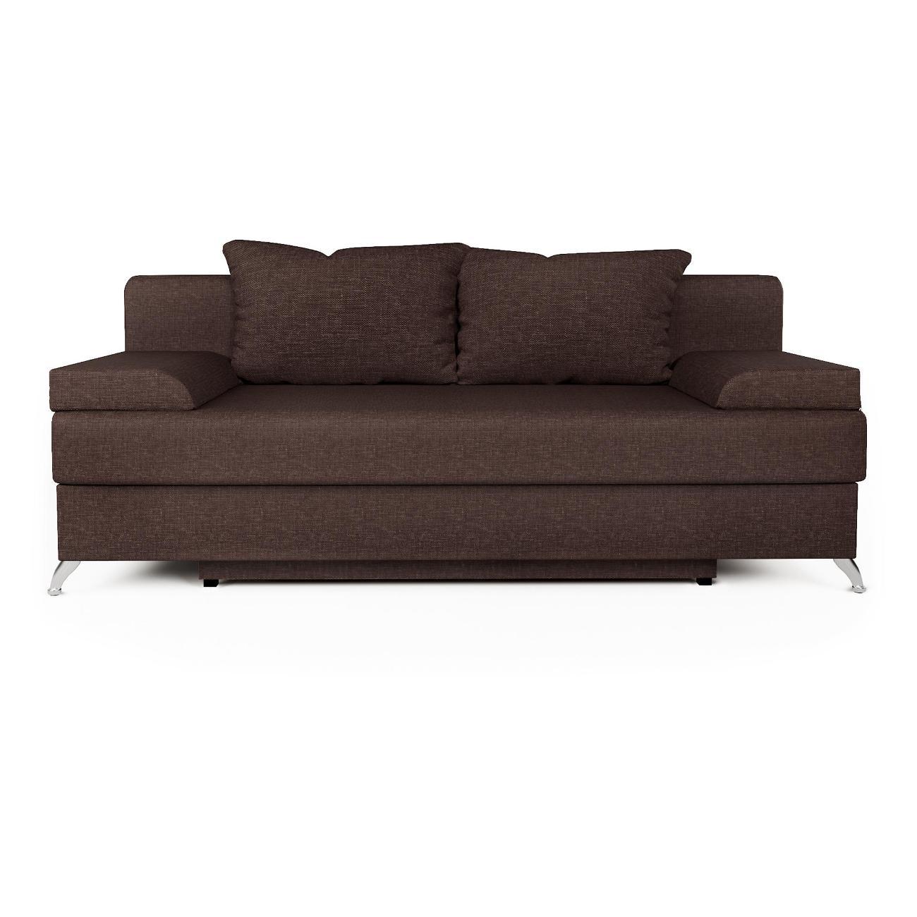 Диван Шарм-Дизайн Лайт прямой раскладной шоколад