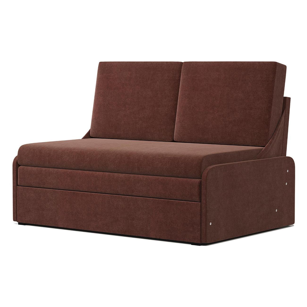 Диван Шарм-Дизайн Уют-2 прямой раскладной велюр Дрим шоколад