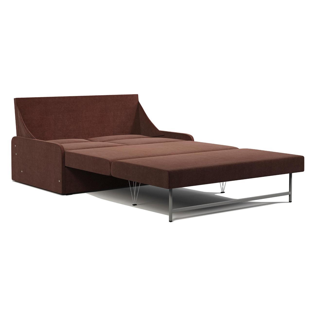 Диван Шарм-Дизайн Уют-2 прямой раскладной велюр Дрим шоколад