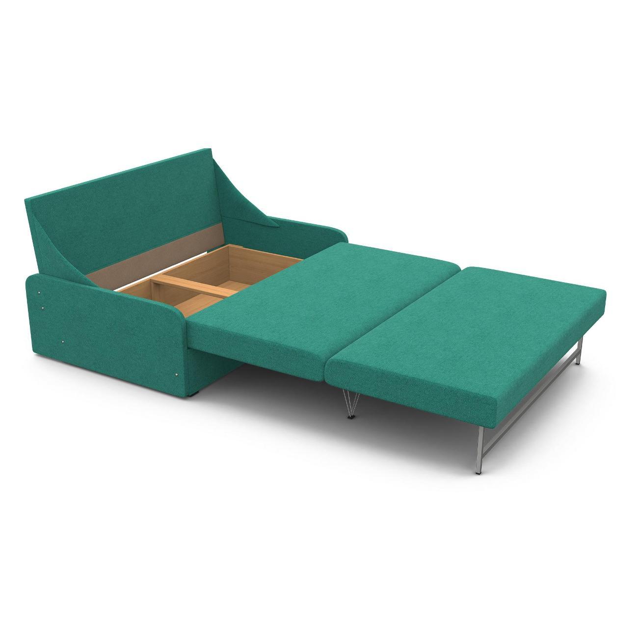 Диван Шарм-Дизайн Уют-2 прямой раскладной велюр серый