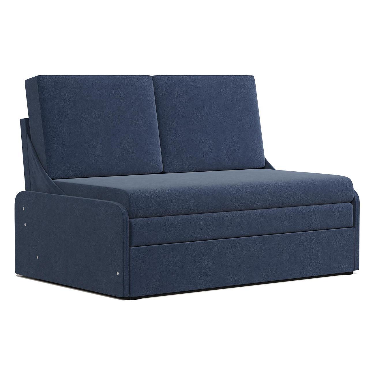 Диван Шарм-Дизайн Уют-2 прямой раскладной велюр Ультра миднайт
