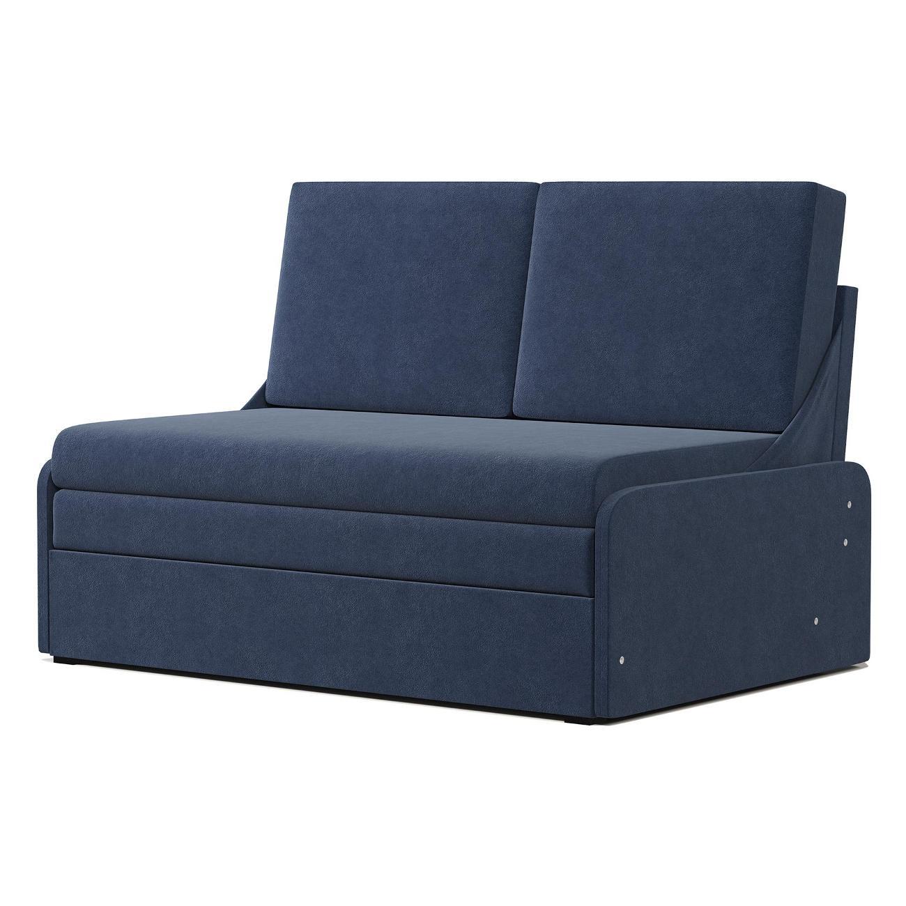 Диван Шарм-Дизайн Уют-2 прямой раскладной велюр Ультра миднайт