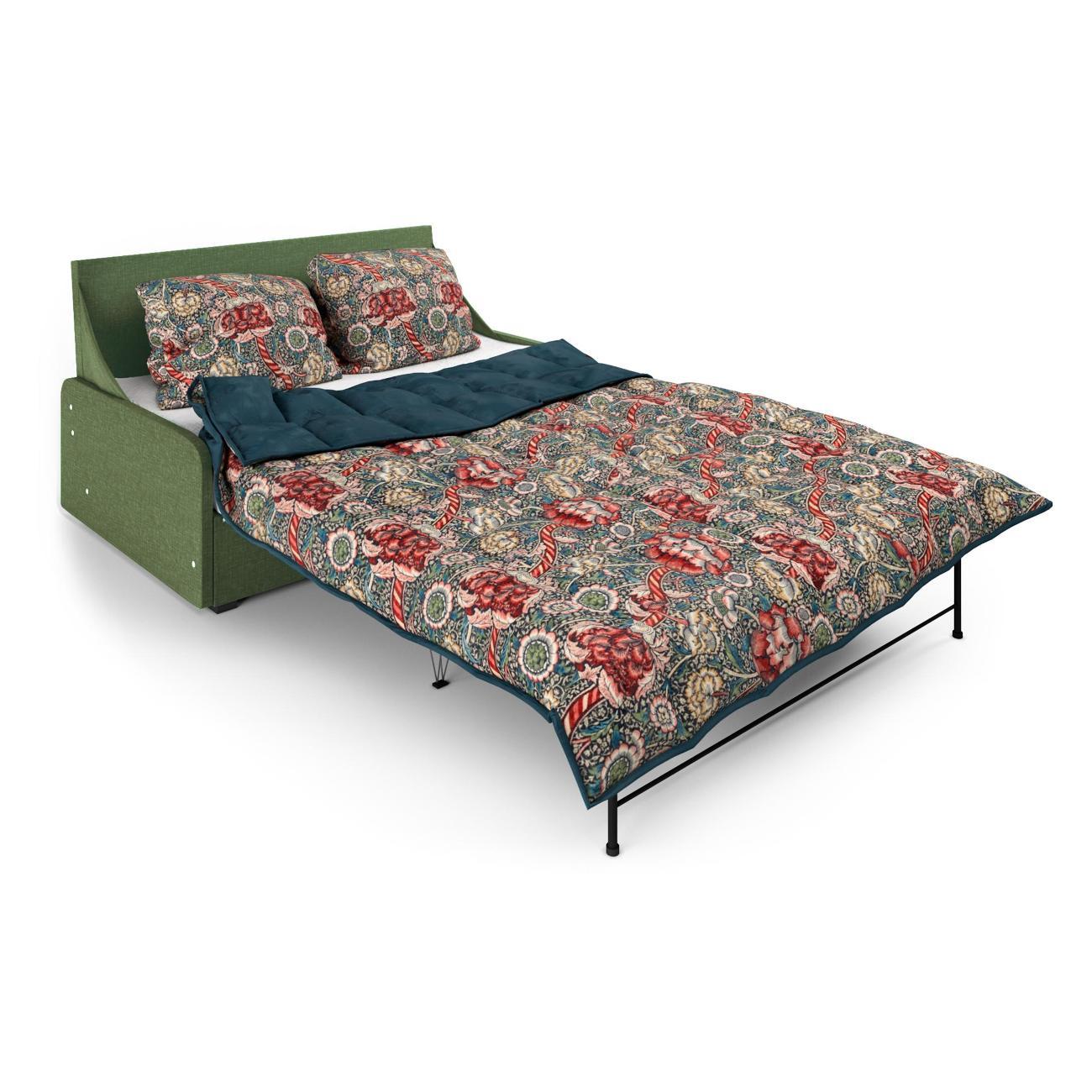 Диван Шарм-Дизайн Уют-2 прямой раскладной зеленый