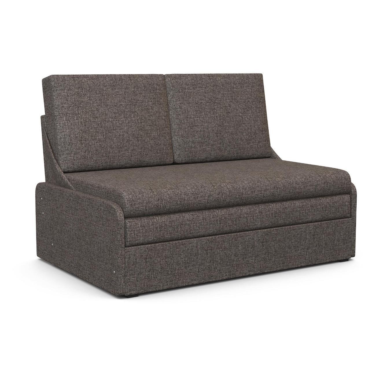 Диван Шарм-Дизайн Уют-2 прямой раскладной рогожка коричневый