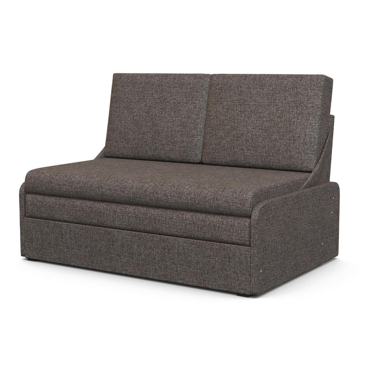 Диван Шарм-Дизайн Уют-2 прямой раскладной рогожка коричневый