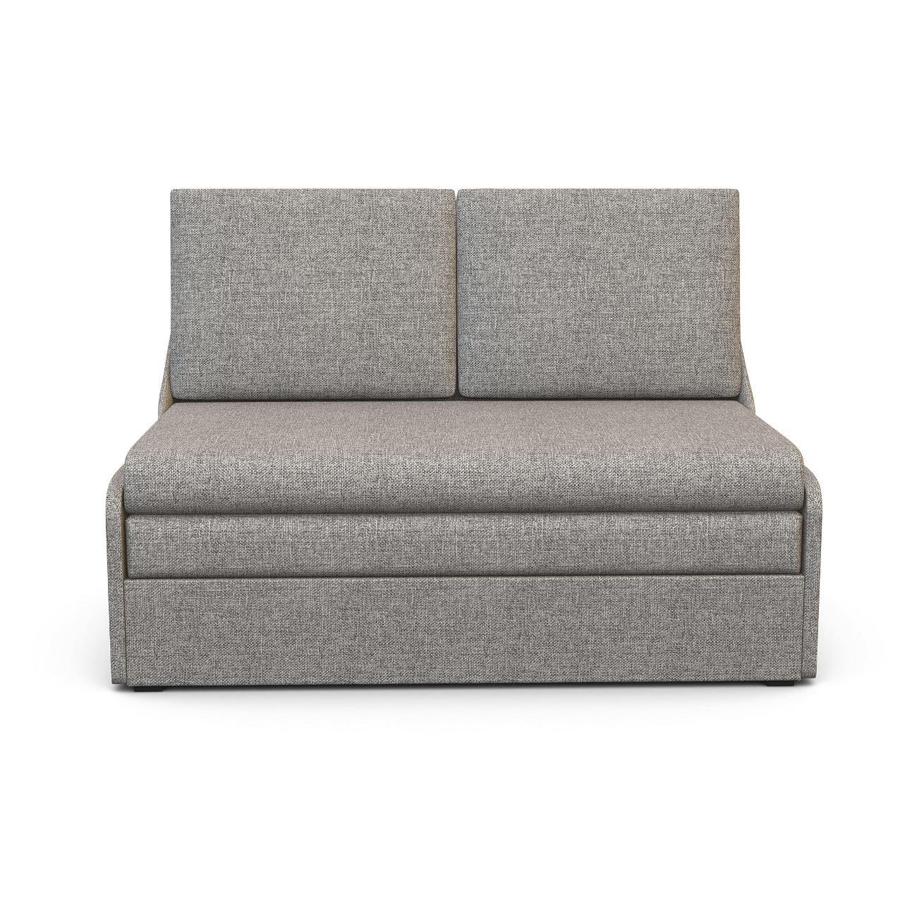 Диван Шарм-Дизайн Уют-2 прямой раскладной рогожка светло-серый