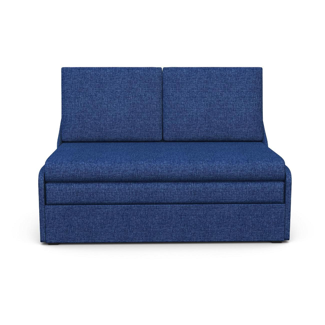 Диван Шарм-Дизайн Уют-2 прямой раскладной рогожка синий