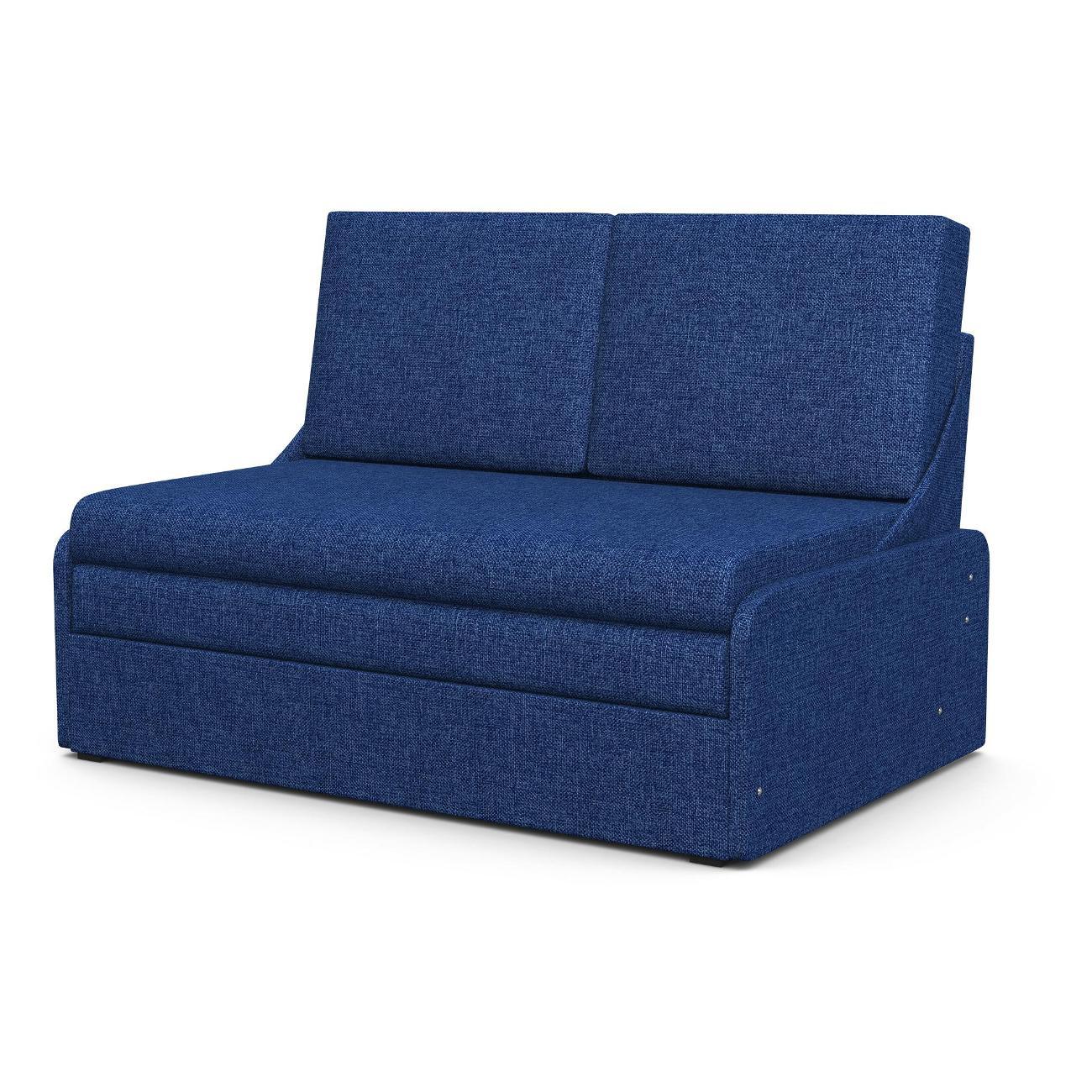 Диван Шарм-Дизайн Уют-2 прямой раскладной рогожка синий