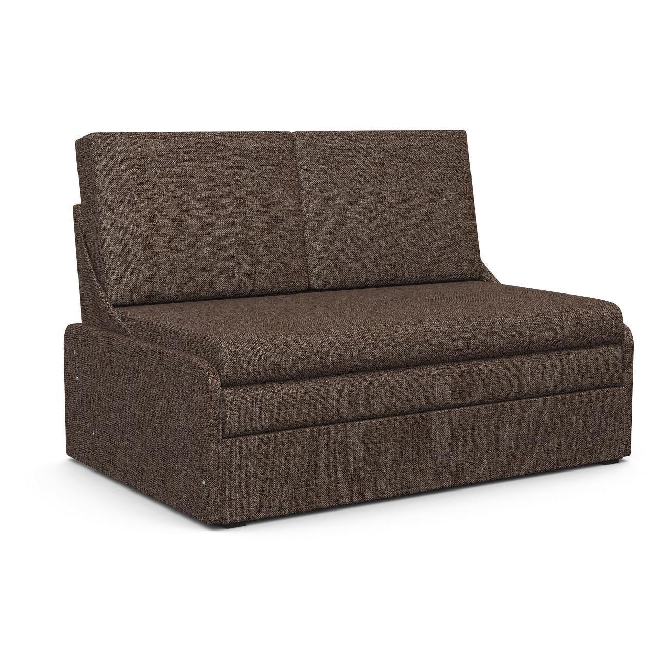 Диван Шарм-Дизайн Уют-2 прямой раскладной рогожка темно-коричневый