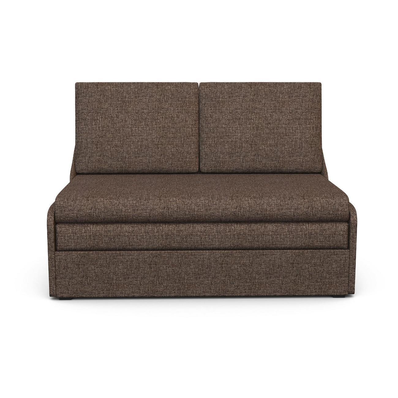 Диван Шарм-Дизайн Уют-2 прямой раскладной рогожка темно-коричневый
