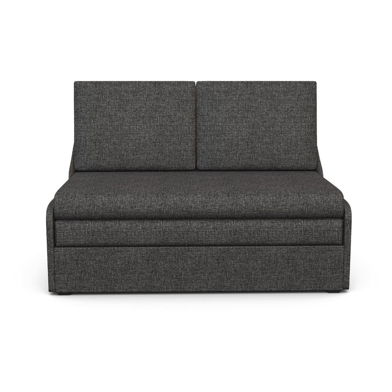 Диван Шарм-Дизайн Уют-2 прямой раскладной рогожка темно-серый