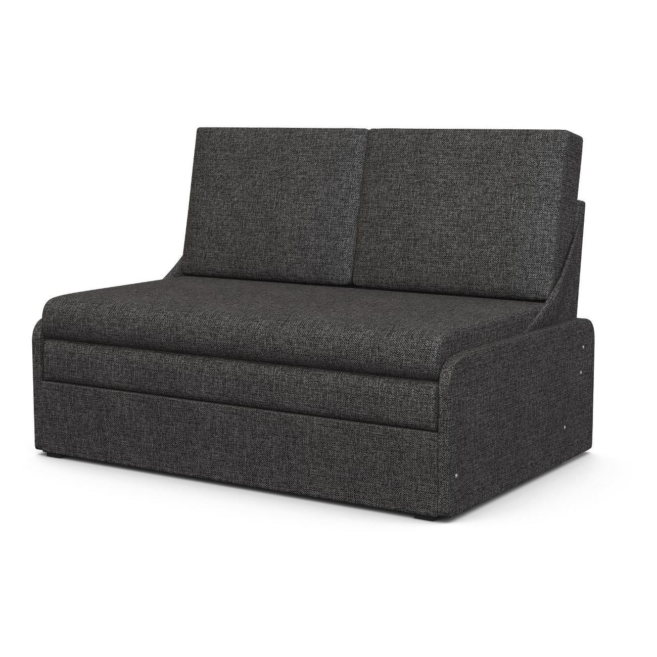 Диван Шарм-Дизайн Уют-2 прямой раскладной рогожка темно-серый