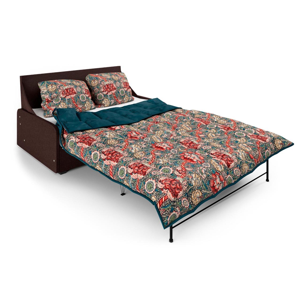 Диван Шарм-Дизайн Уют-2 прямой раскладной шоколад