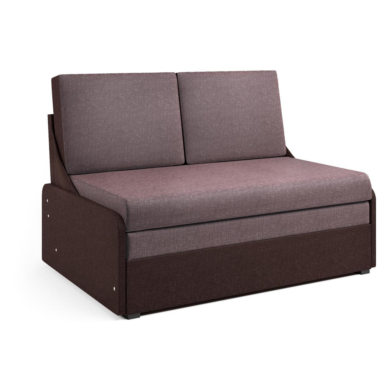 Диван Шарм-Дизайн Уют-2 прямой раскладной шоколад и латте