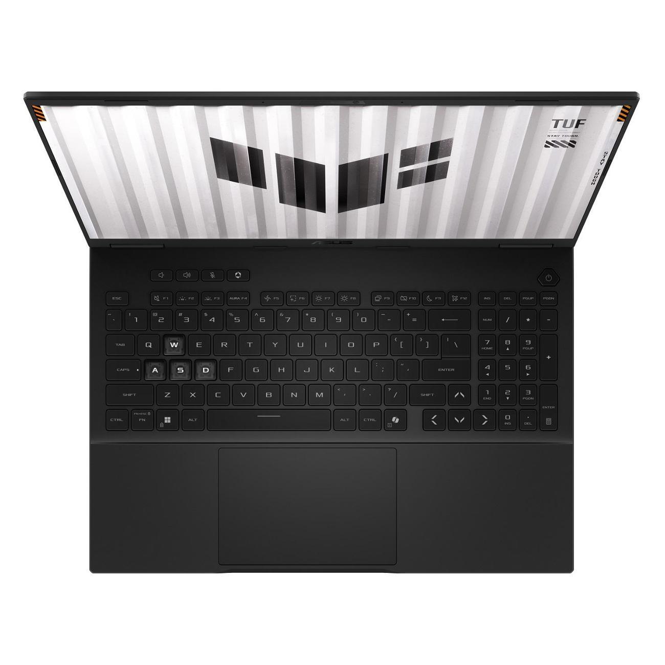 Ноутбук игровой ASUS TUF Gaming F16 FX608JMR-RV131 16"/Core i5 14450HX/16Гб/512Гб/GeForce RTX 5060 8Гб/noOS/Серый(90NR0NB1-M007E0)