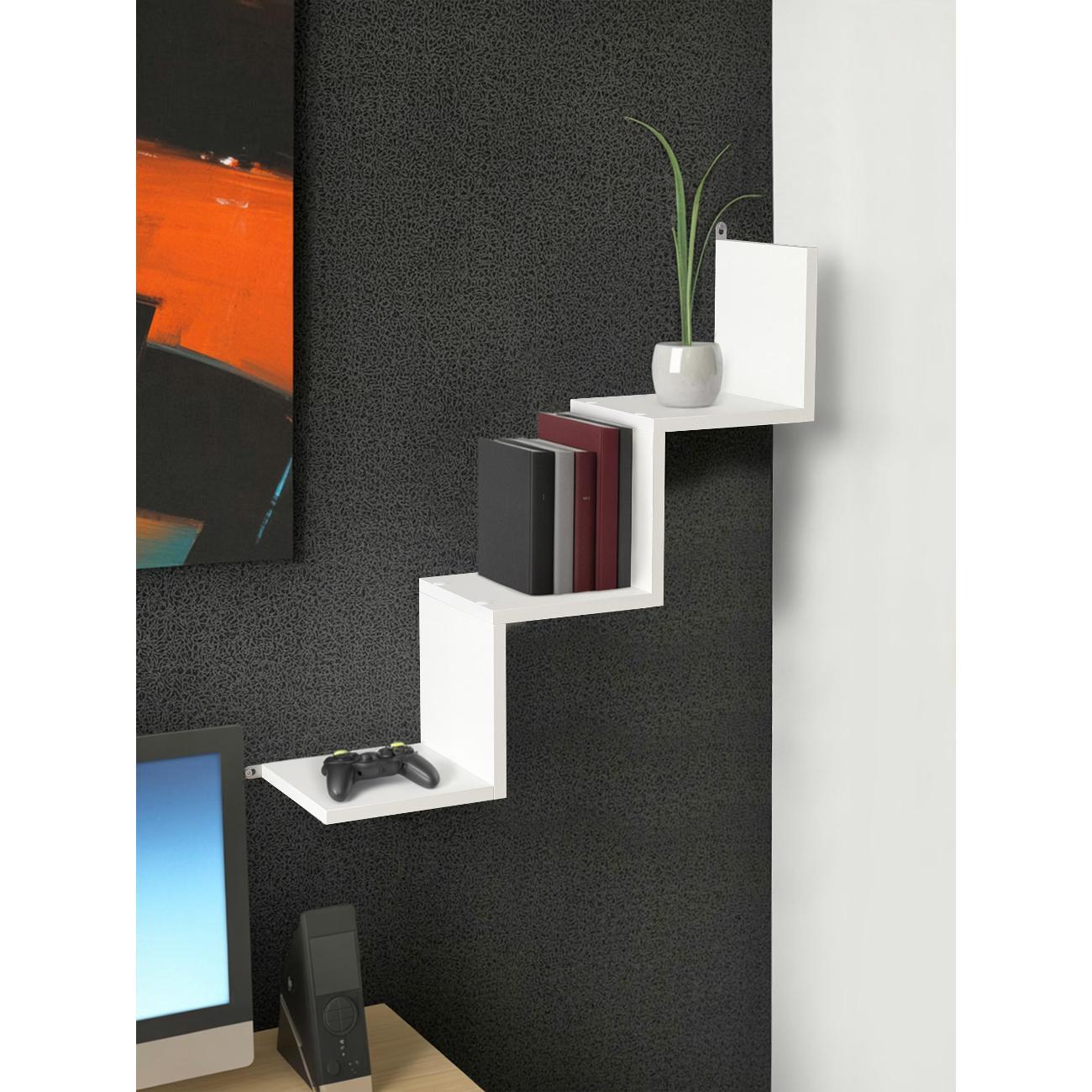 Полка книжная Брин "Тахмина" Белая